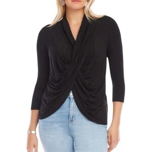Carmen Marc Valvo Crossover Top